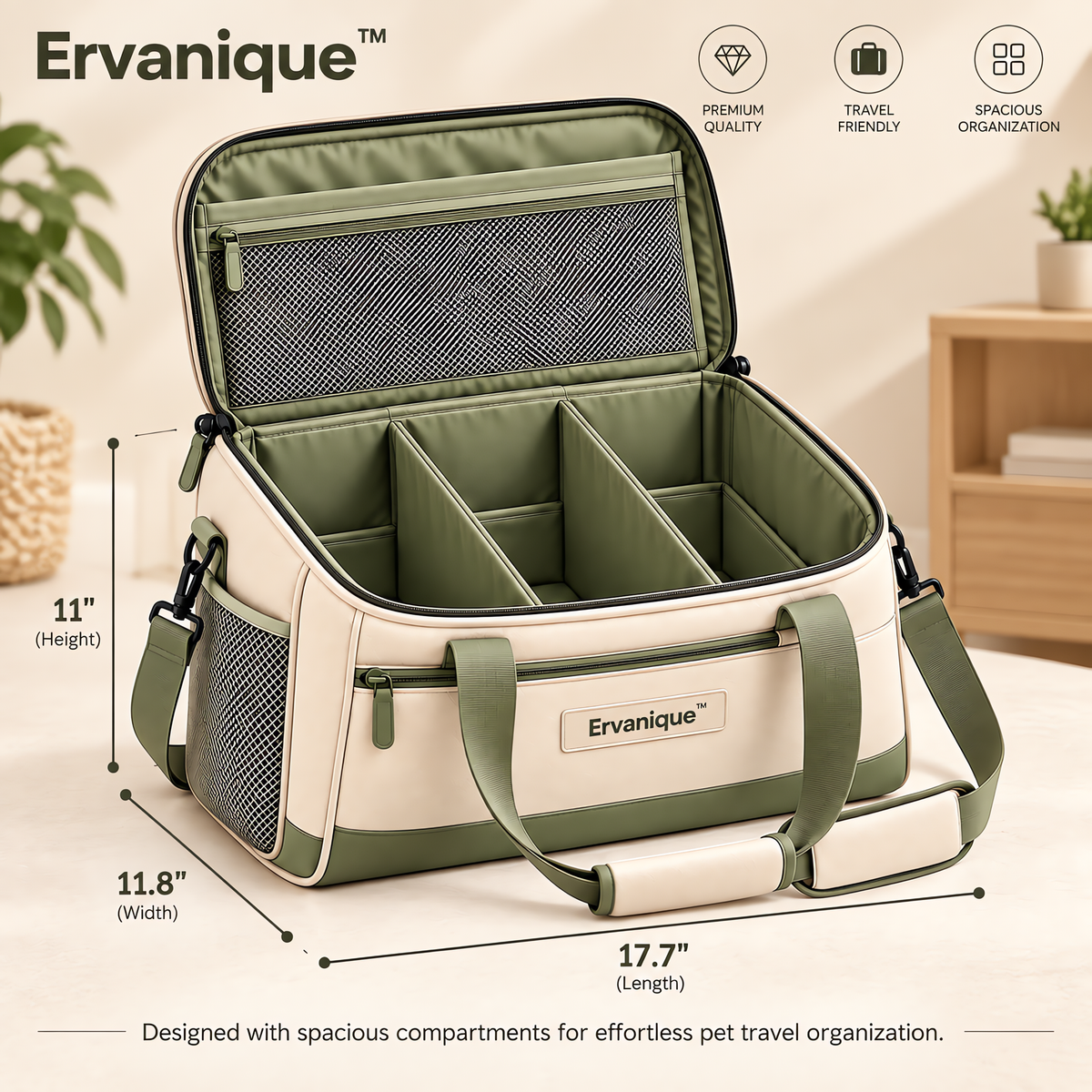 Ervanique™ Pet Travel Organizer Bag
