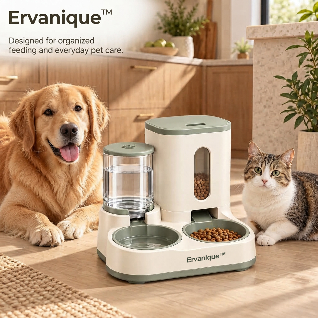 Ervanique™ Smart Pet Food & Water Station