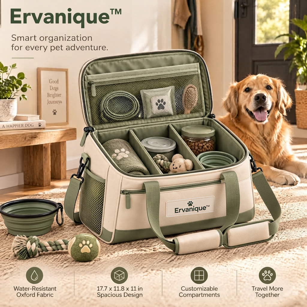 Ervanique™ Pet Travel Organizer Bag