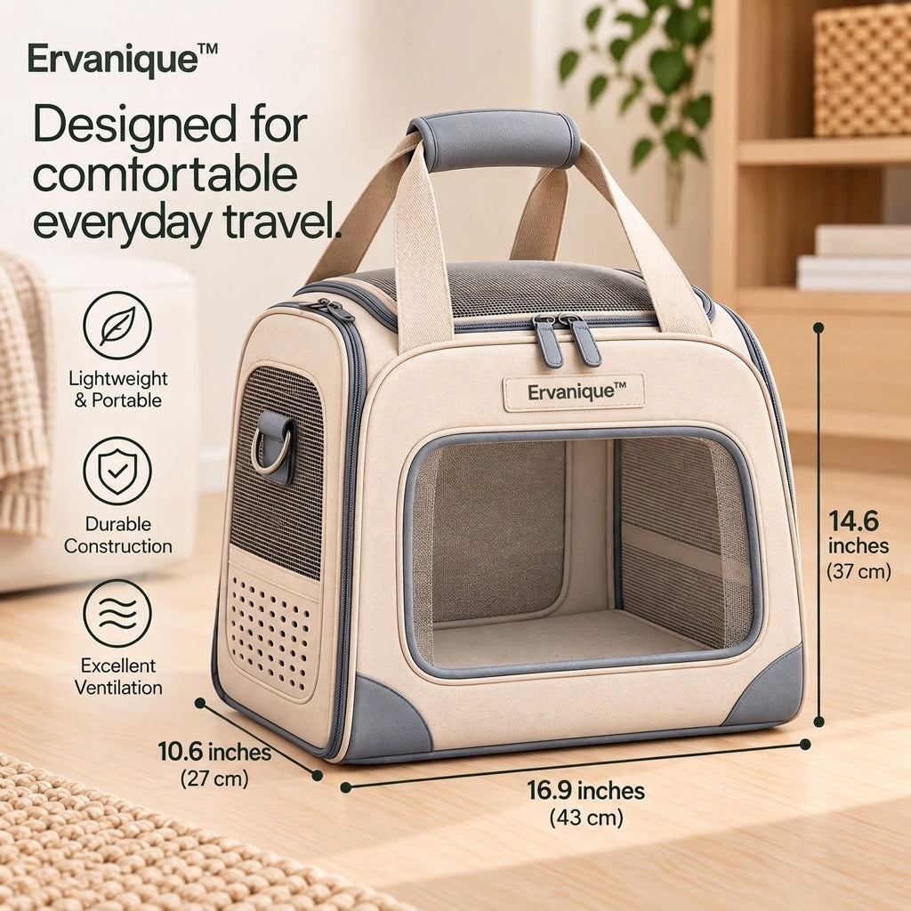 Ervanique™ Premium Pet Travel Carrier