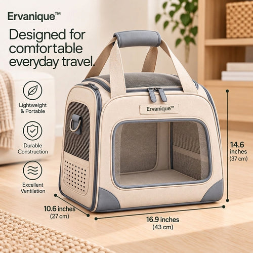 Ervanique™ Premium Pet Travel Carrier