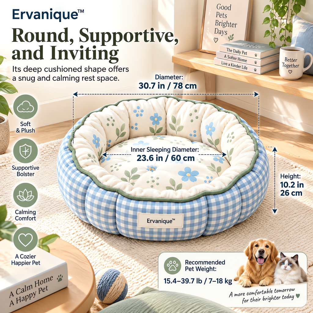 Ervanique™ Floral Cloud Nest Bed