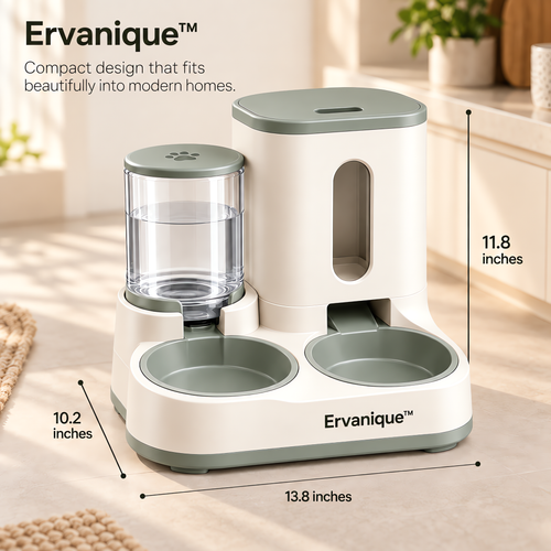 Ervanique™ Smart Pet Food & Water Station