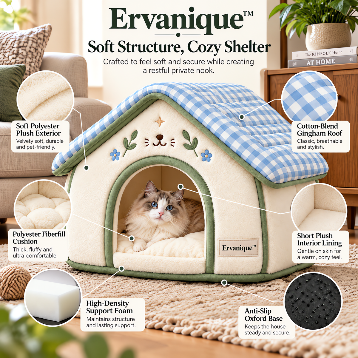 Ervanique™ Cottage Retreat Pet House
