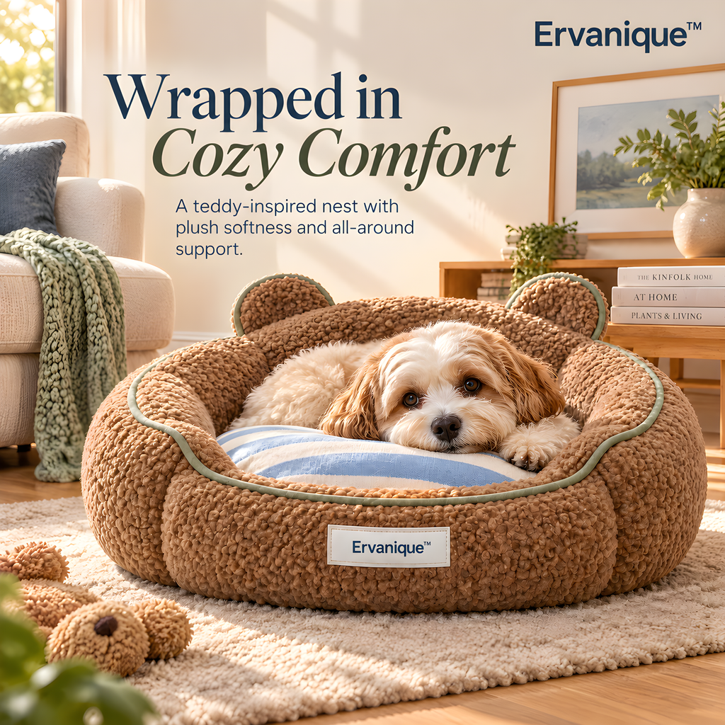 Ervanique™ Teddy Hug Pet Nest