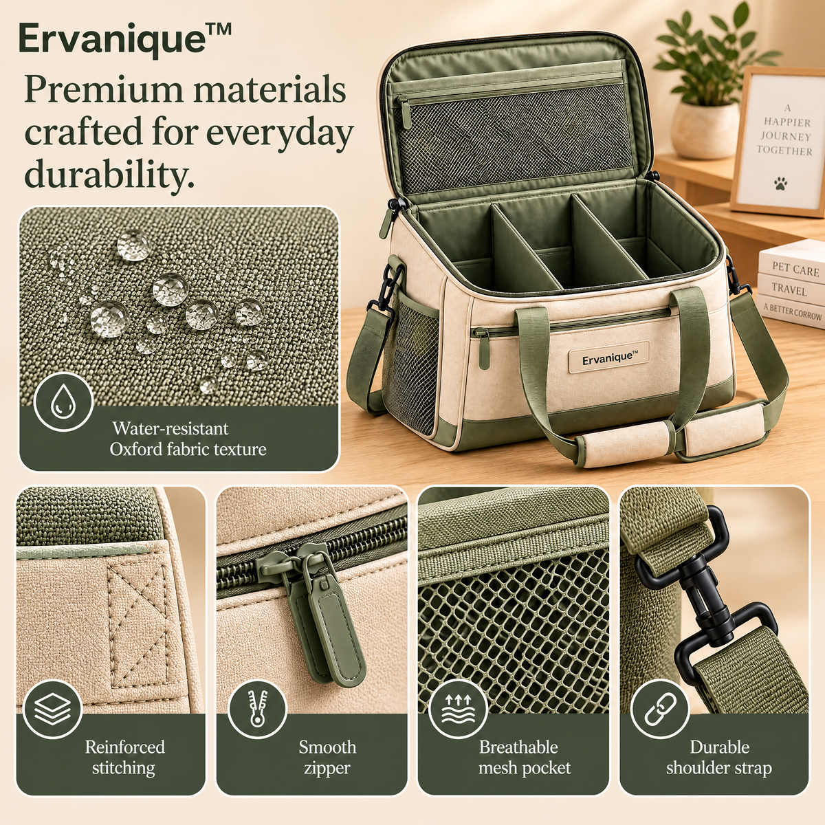 Ervanique™ Pet Travel Organizer Bag