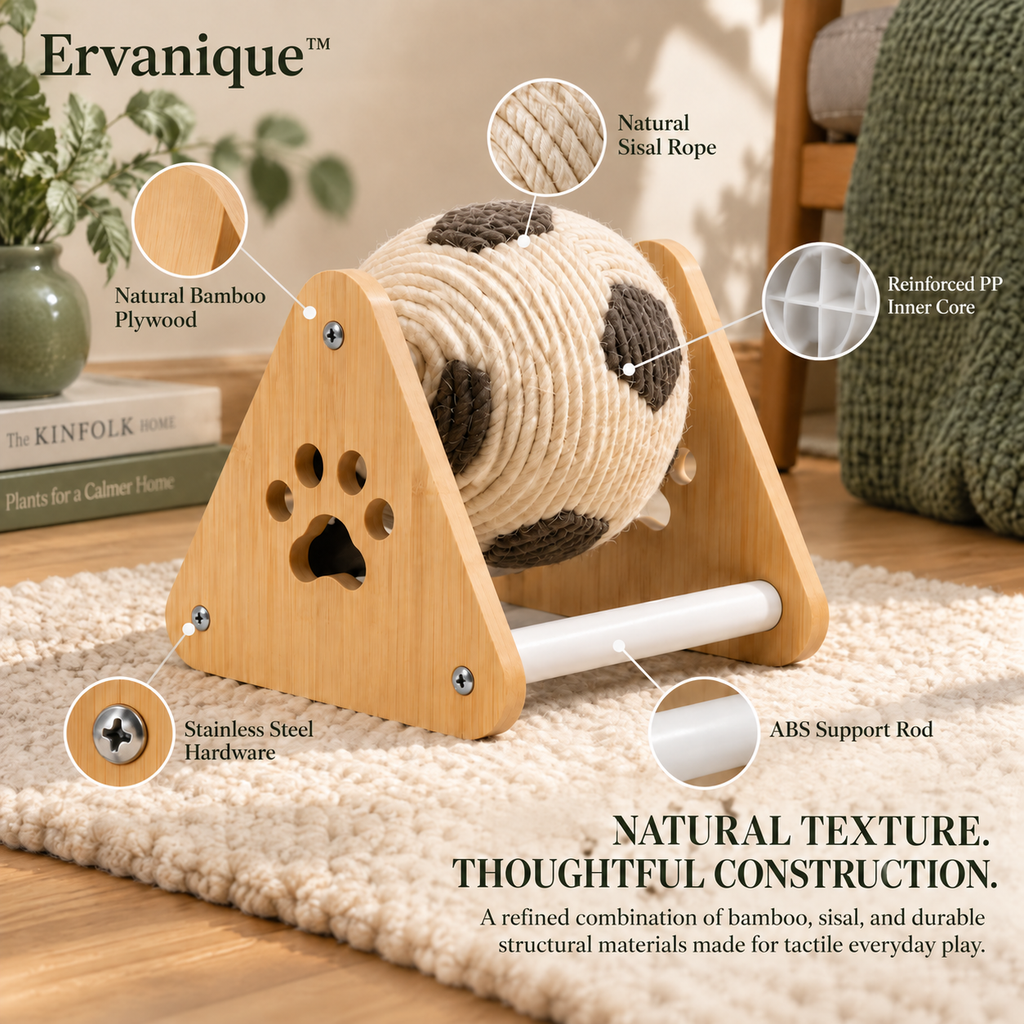 Ervanique™ Paw Roll Interactive Cat Toy