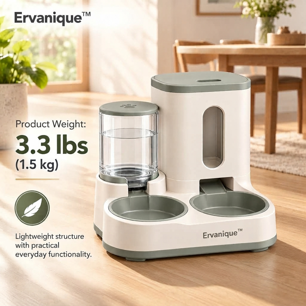 Ervanique™ Smart Pet Food & Water Station