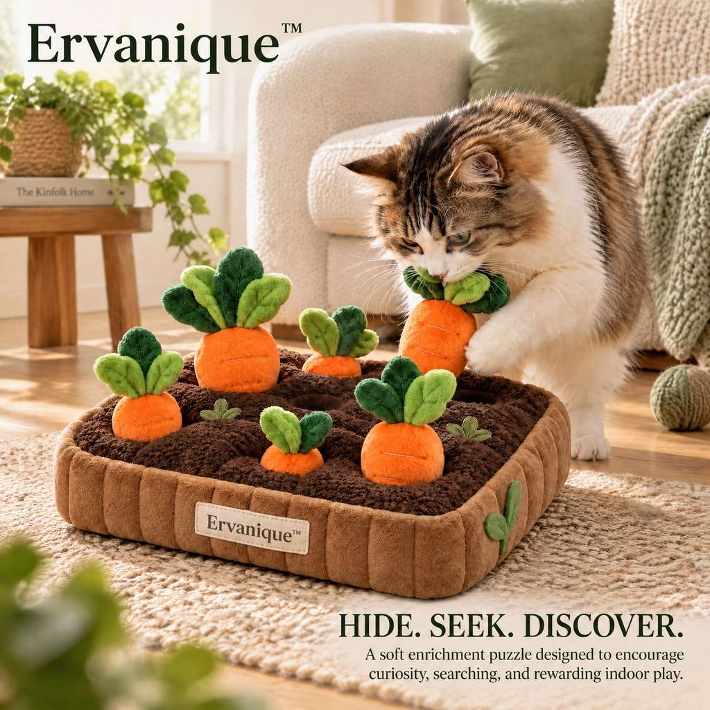 Ervanique™ Harvest Hide & Seek Carrot Puzzle