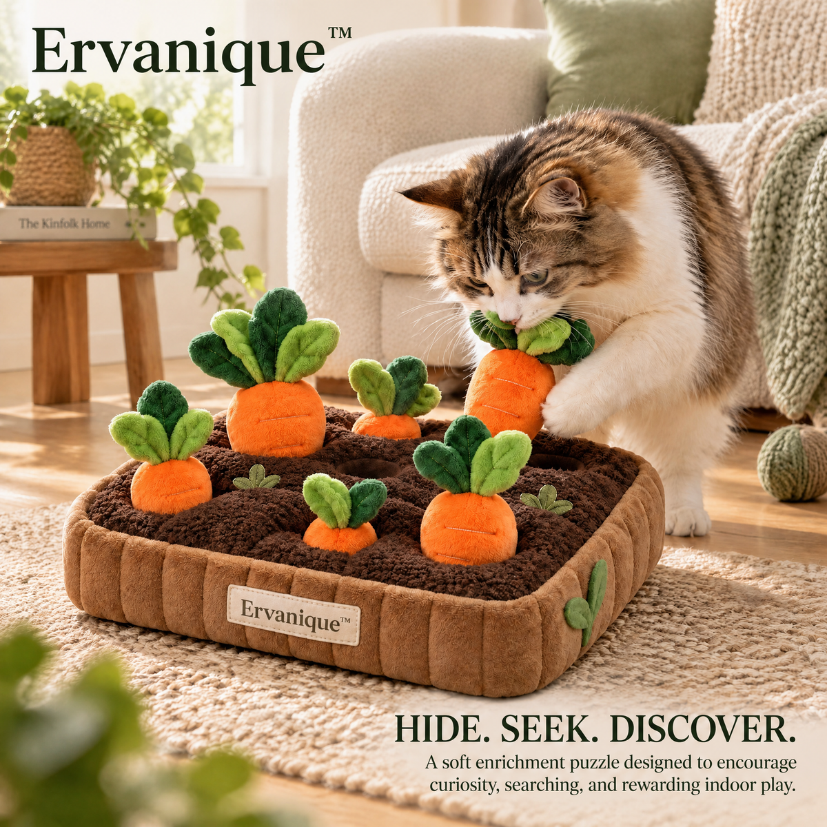 Ervanique™ Harvest Hide & Seek Carrot Puzzle