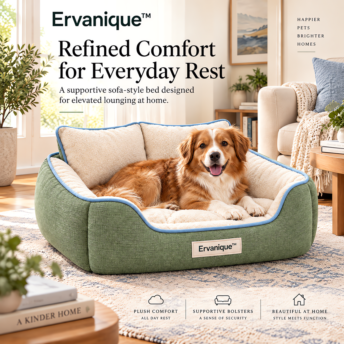 Ervanique™ Sage Comfort Bolster Sofa Bed