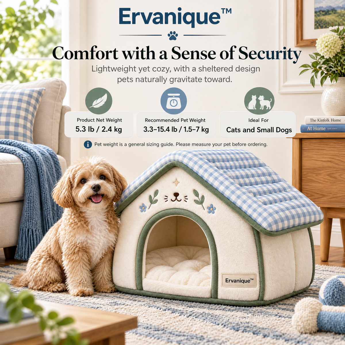 Ervanique™ Cottage Retreat Pet House