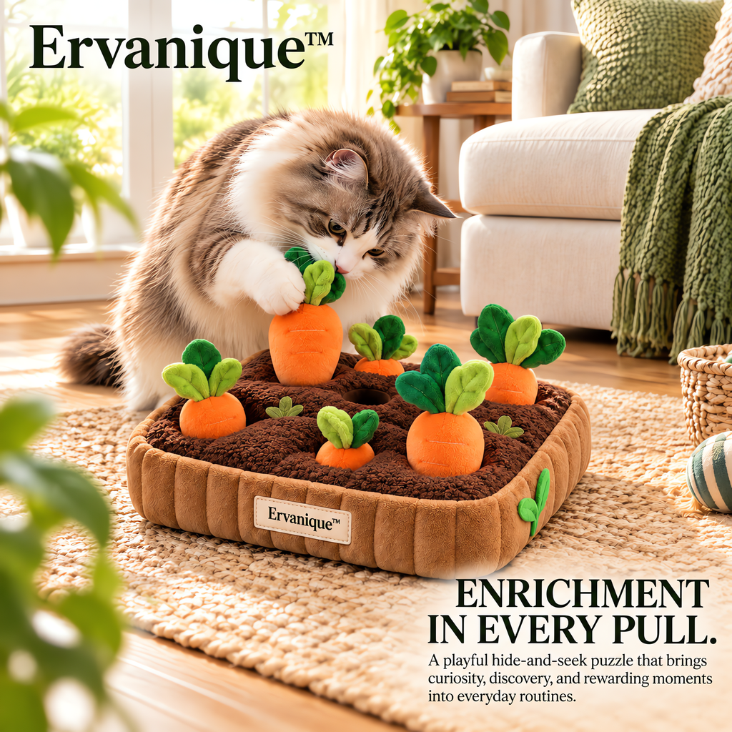 Ervanique™ Harvest Hide & Seek Carrot Puzzle