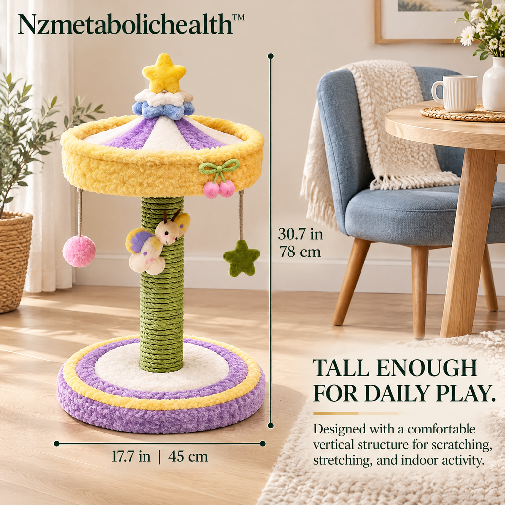 Nzmetabolichealth™ Star Carousel Cat Scratcher
