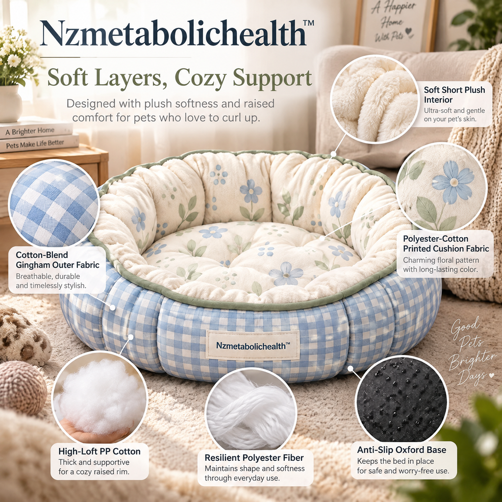 Nzmetabolichealth™ Floral Cloud Nest Bed