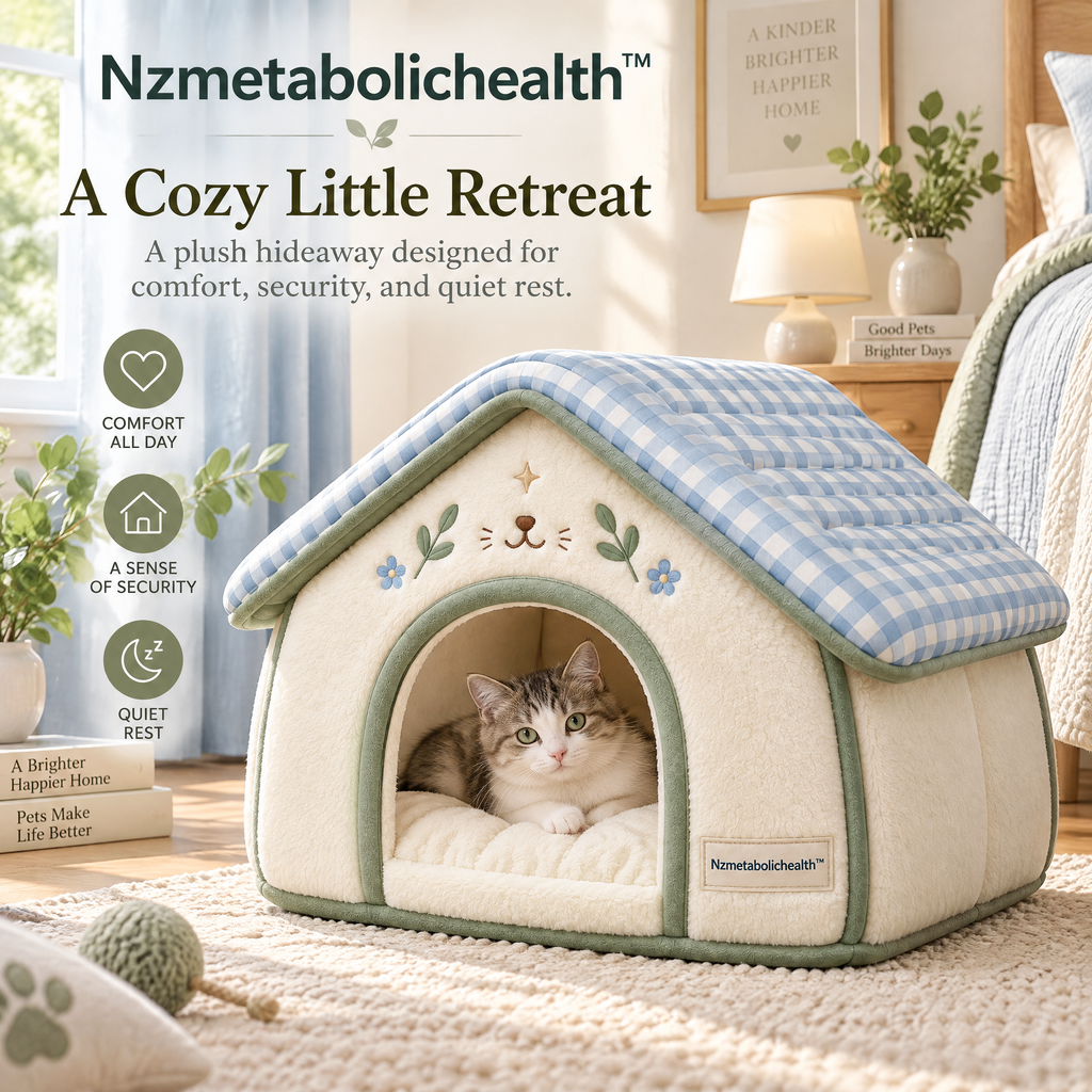 Nzmetabolichealth™ Cottage Retreat Pet House