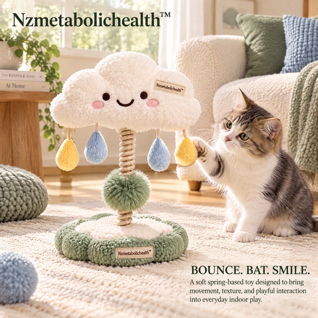 Nzmetabolichealth™ Happy Cloud Spring Play Toy