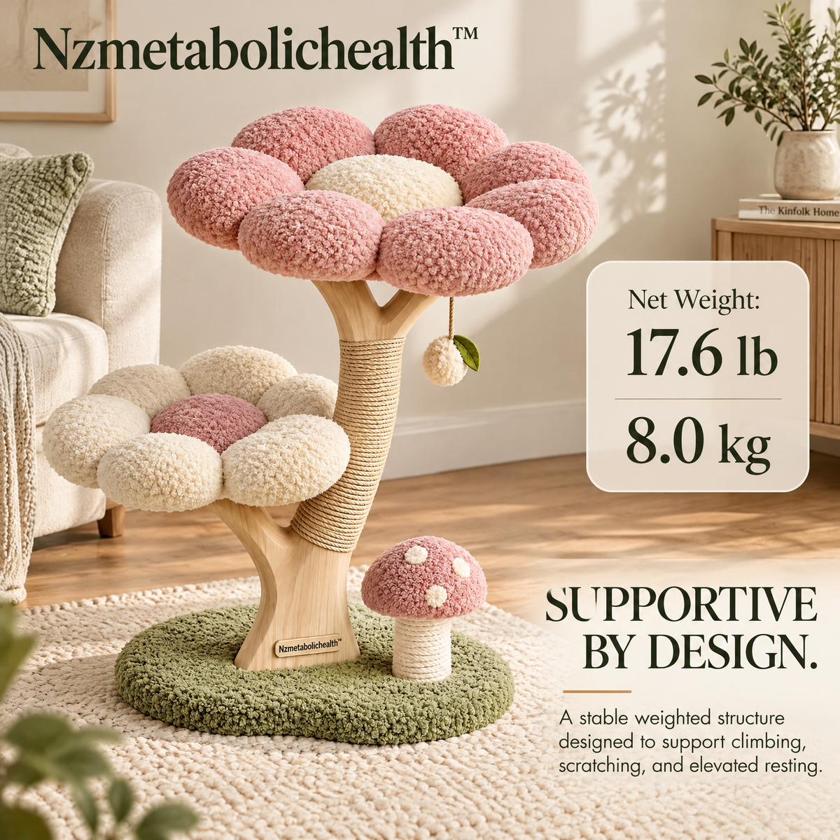 Nzmetabolichealth™ Blossom Garden Cat Tree