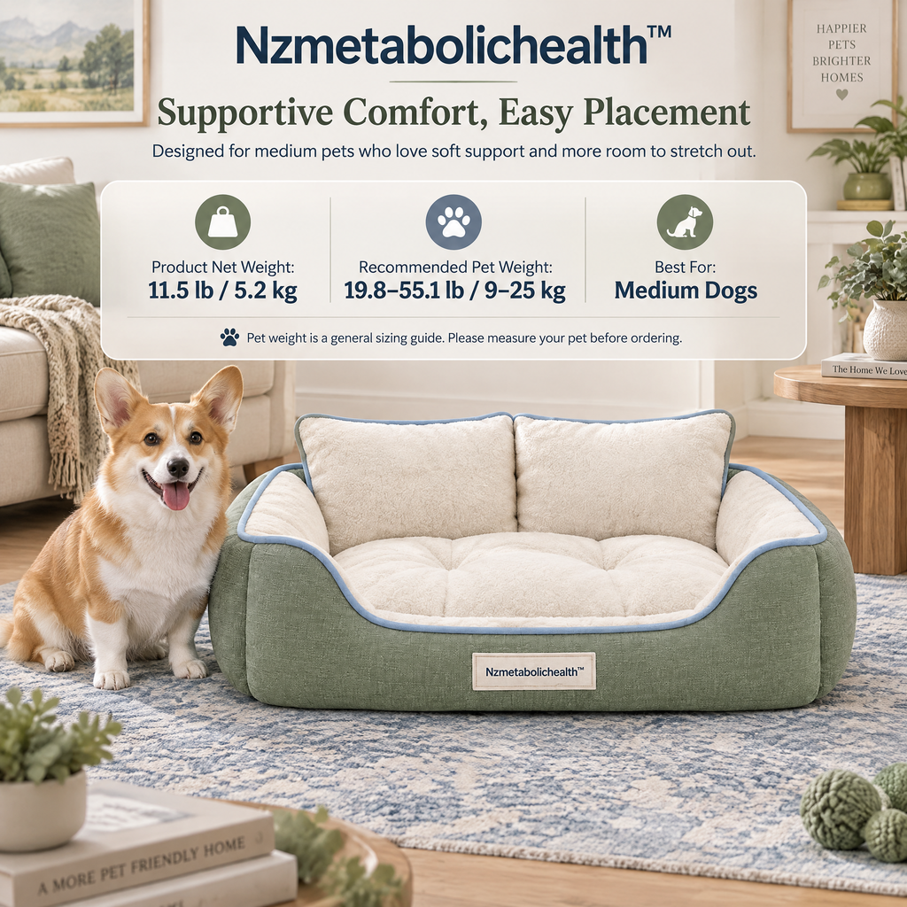 Nzmetabolichealth™ Sage Comfort Bolster Sofa Bed