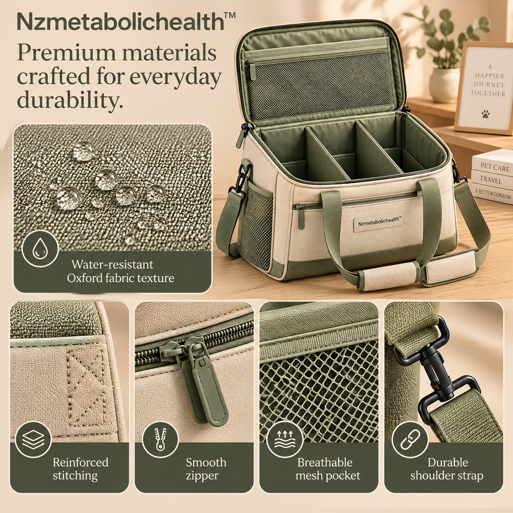 Nzmetabolichealth™ Pet Travel Organizer Bag