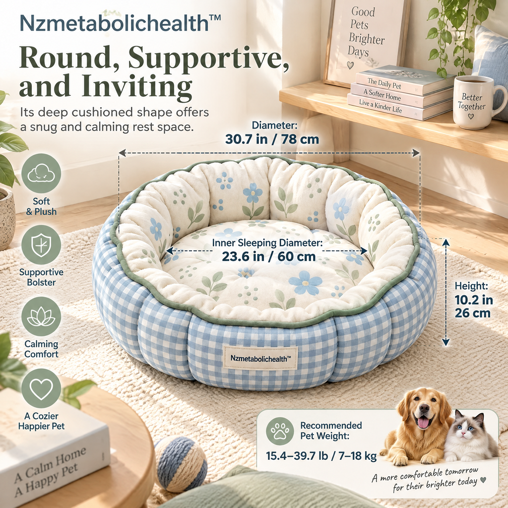 Nzmetabolichealth™ Floral Cloud Nest Bed