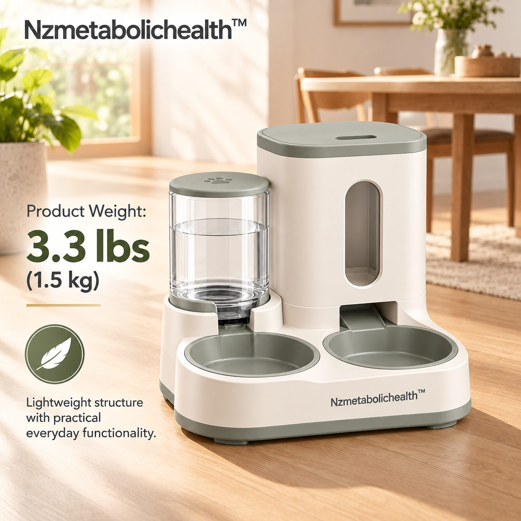 Nzmetabolichealth™ Smart Pet Food & Water Station