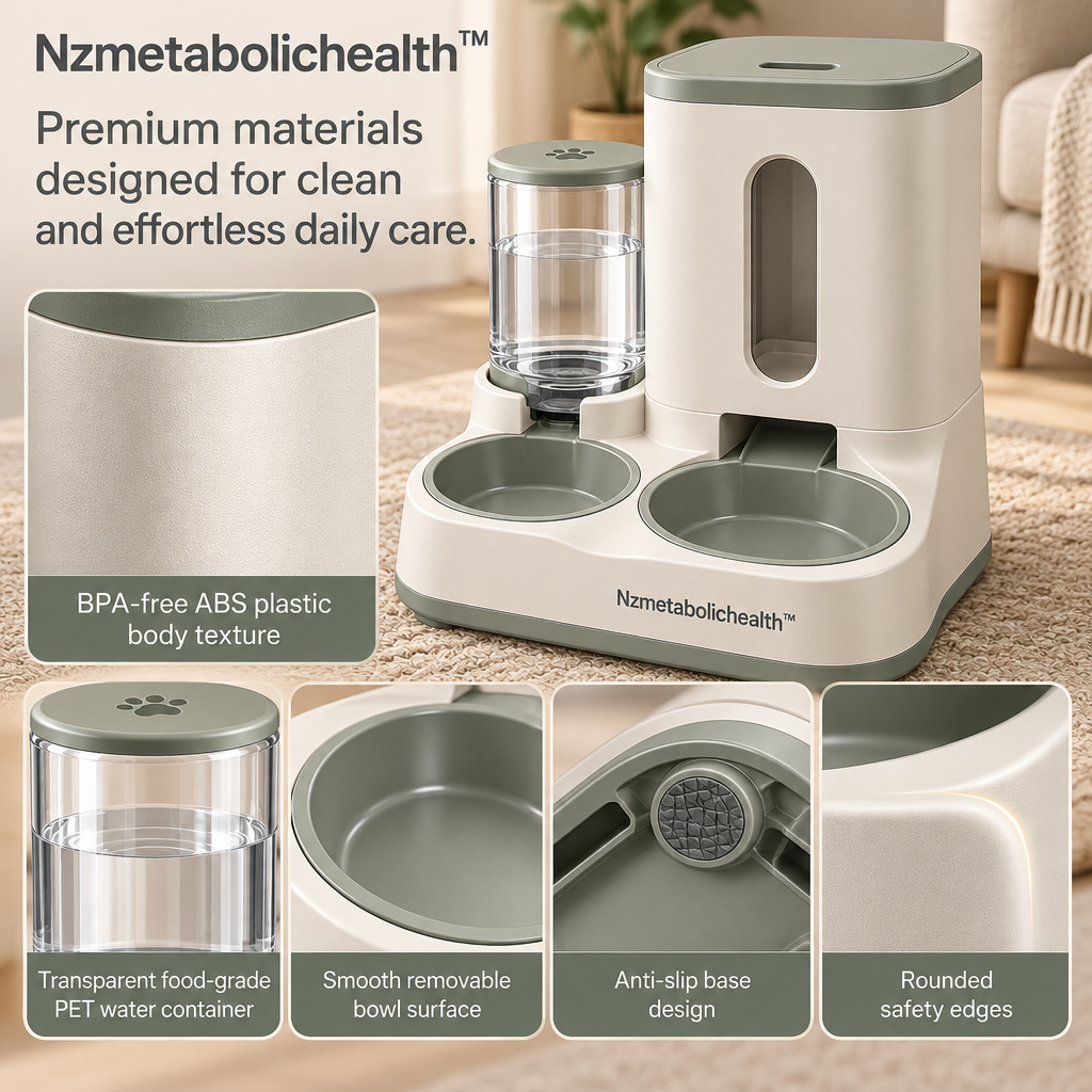 Nzmetabolichealth™ Smart Pet Food & Water Station
