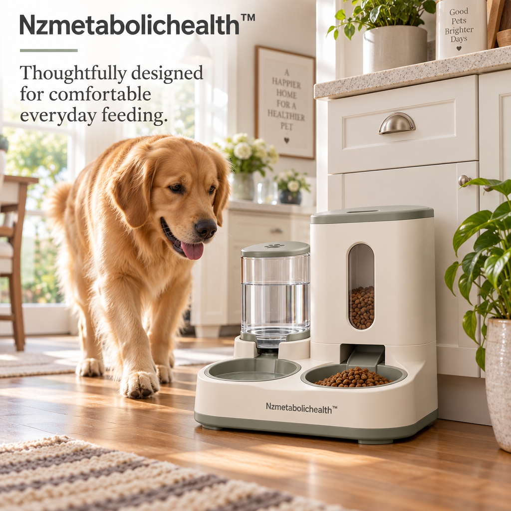 Nzmetabolichealth™ Smart Pet Food & Water Station