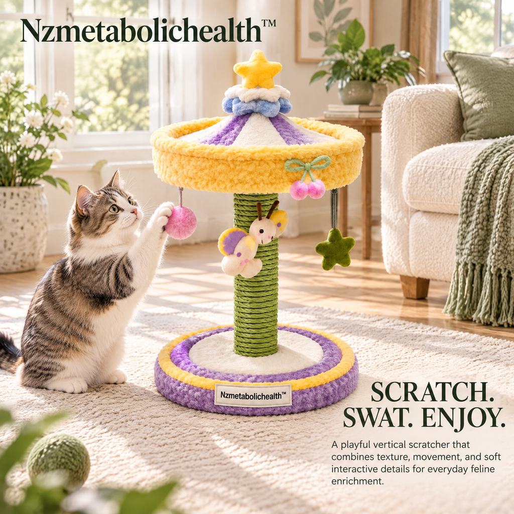 Nzmetabolichealth™ Star Carousel Cat Scratcher