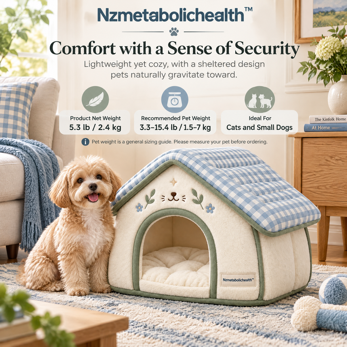 Nzmetabolichealth™ Cottage Retreat Pet House