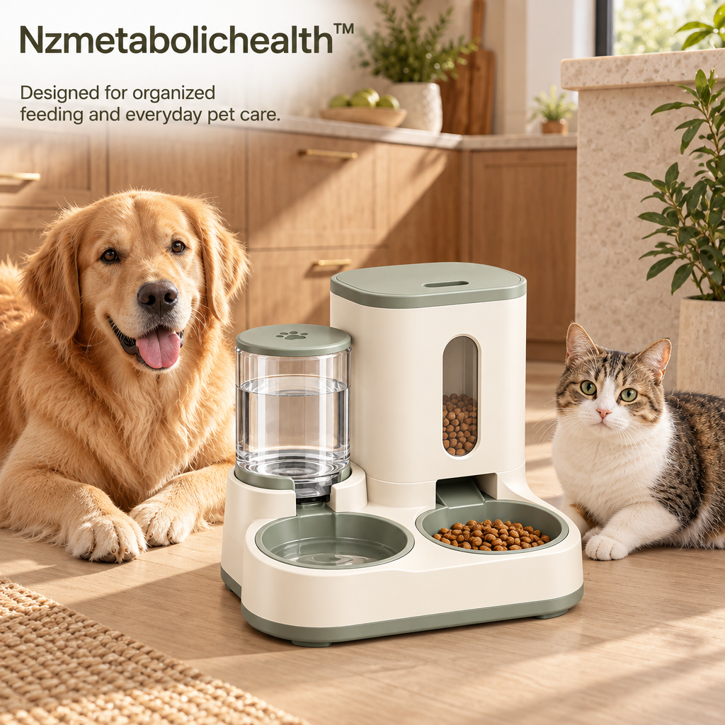 Nzmetabolichealth™ Smart Pet Food & Water Station