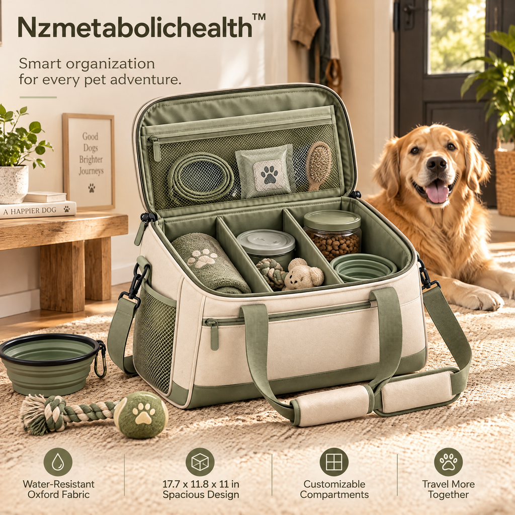 Nzmetabolichealth™ Pet Travel Organizer Bag