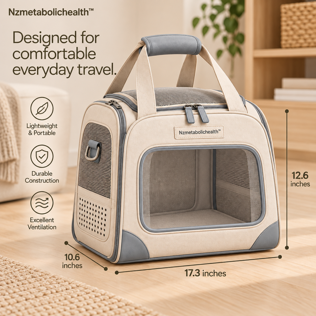 Nzmetabolichealth™ Premium Pet Travel Carrier