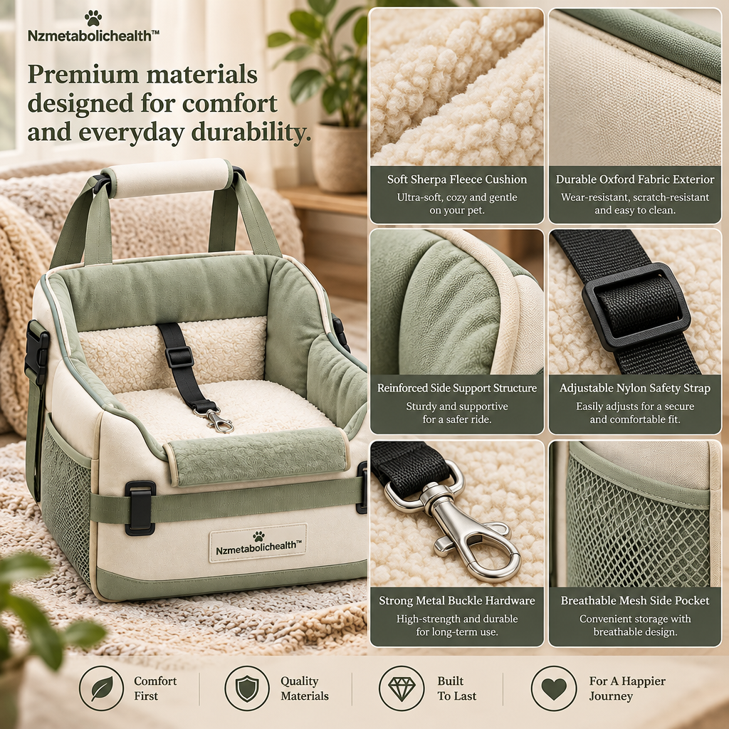 Nzmetabolichealth™ Cozy Pet Car Seat
