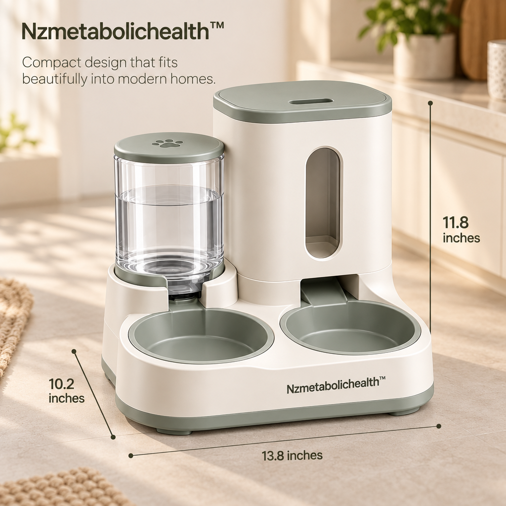 Nzmetabolichealth™ Smart Pet Food & Water Station