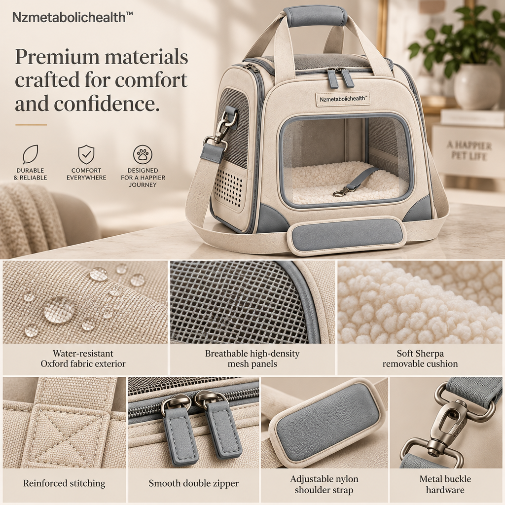 Nzmetabolichealth™ Premium Pet Travel Carrier