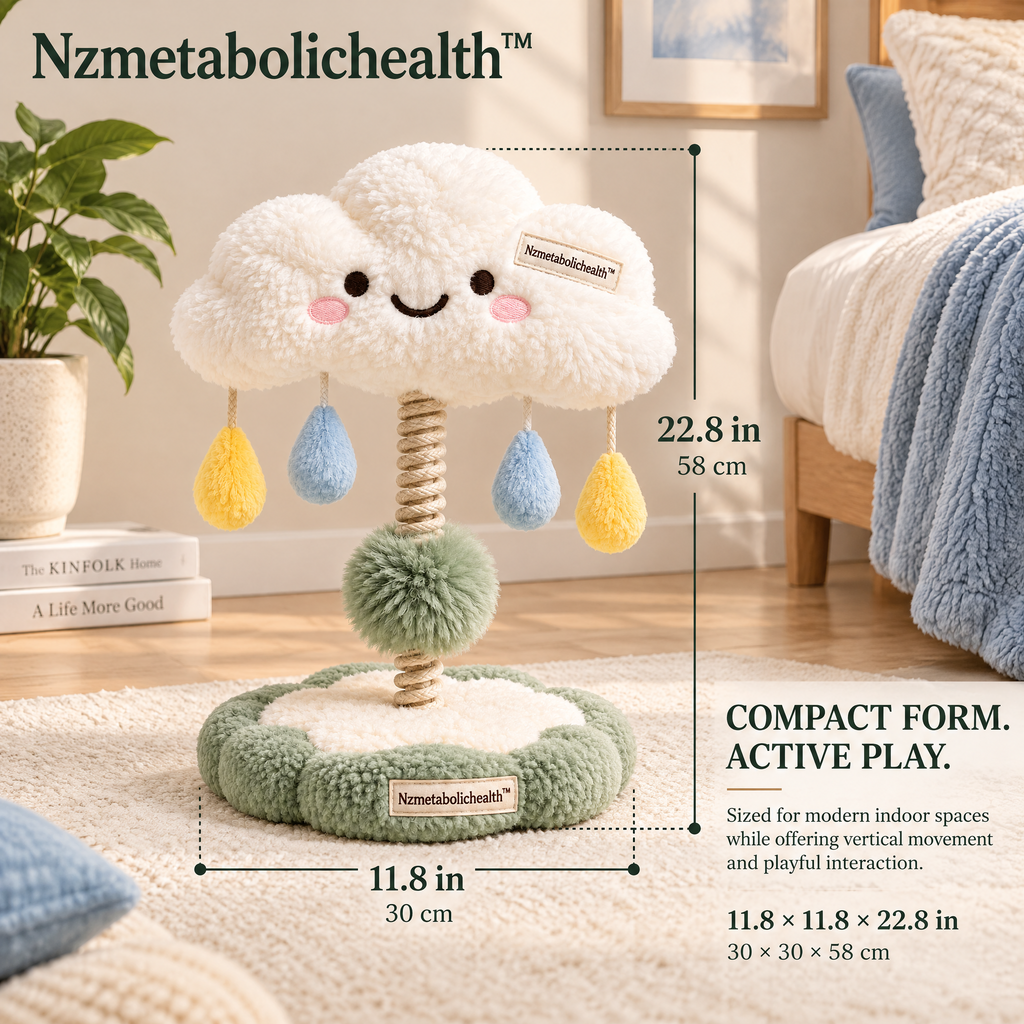 Nzmetabolichealth™ Happy Cloud Spring Play Toy