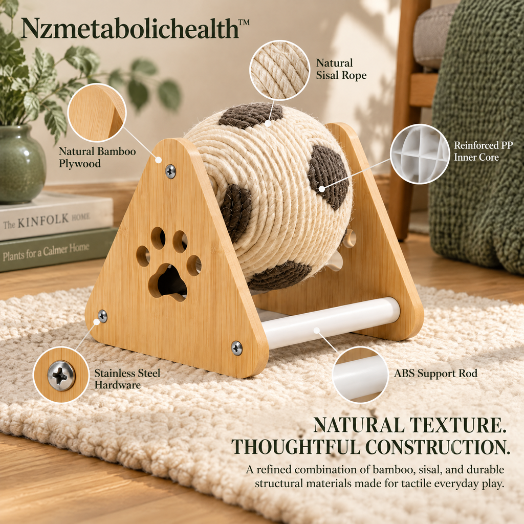 Nzmetabolichealth™ Paw Roll Interactive Cat Toy