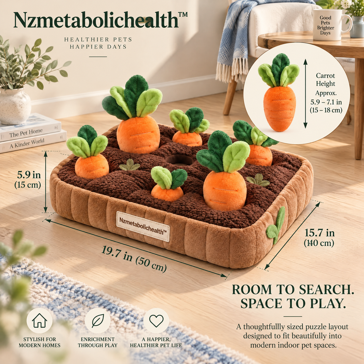 Nzmetabolichealth™ Harvest Hide & Seek Carrot Puzzle