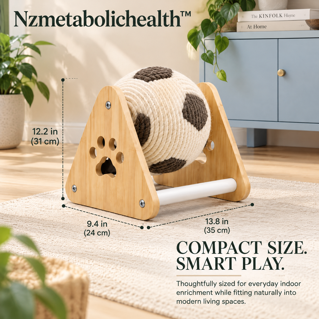 Nzmetabolichealth™ Paw Roll Interactive Cat Toy