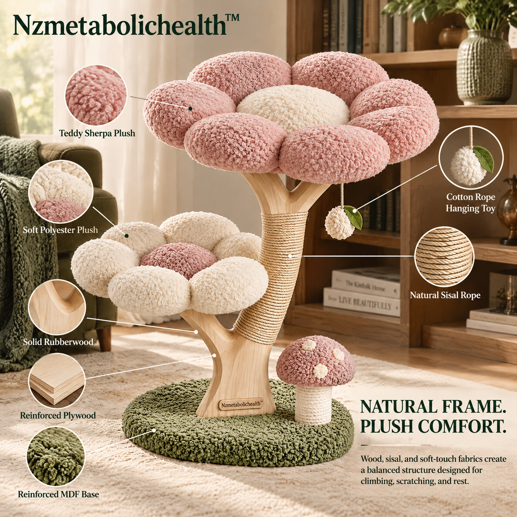 Nzmetabolichealth™ Blossom Garden Cat Tree